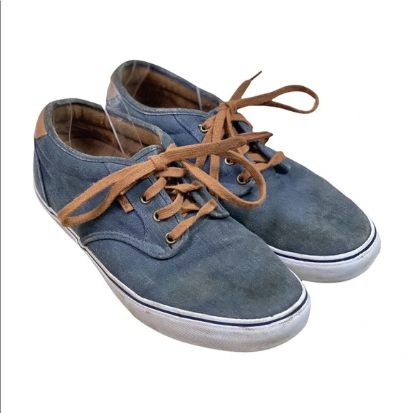 Vans Chambray Chima Ferguson Washed Out Low Top Sneakers - Picture 8 of 16